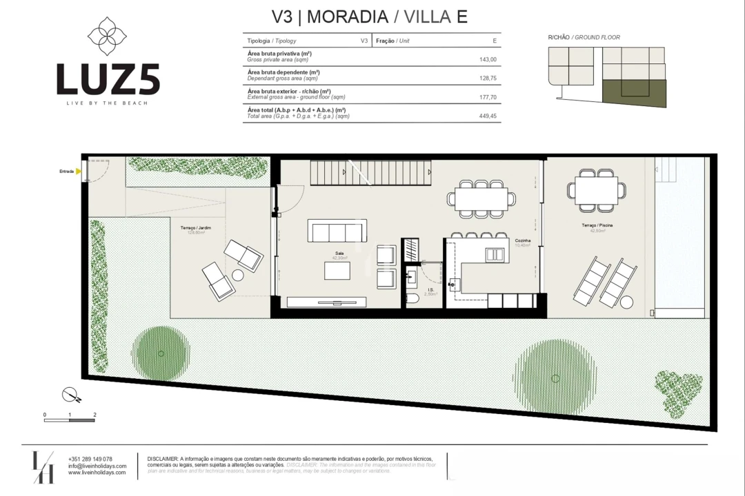Moradia T3 para Venda em Luz Foto 14