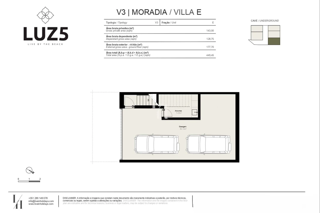 Moradia T3 para Venda em Luz Foto 13