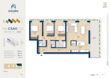 Apartamento T3 para Venda em Canidelo
