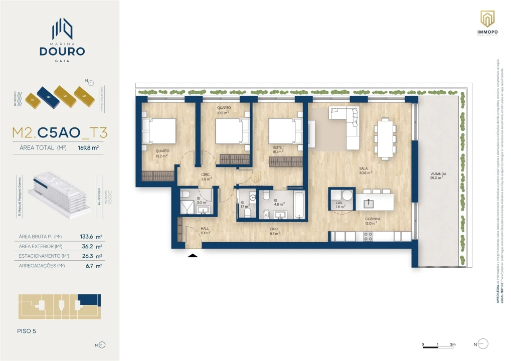 Apartamento T3 para Venda em Canidelo Foto 22