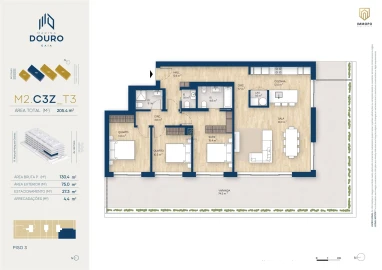 Apartamento T3 para Venda em Santa Marinha e São Pedro da Afurada