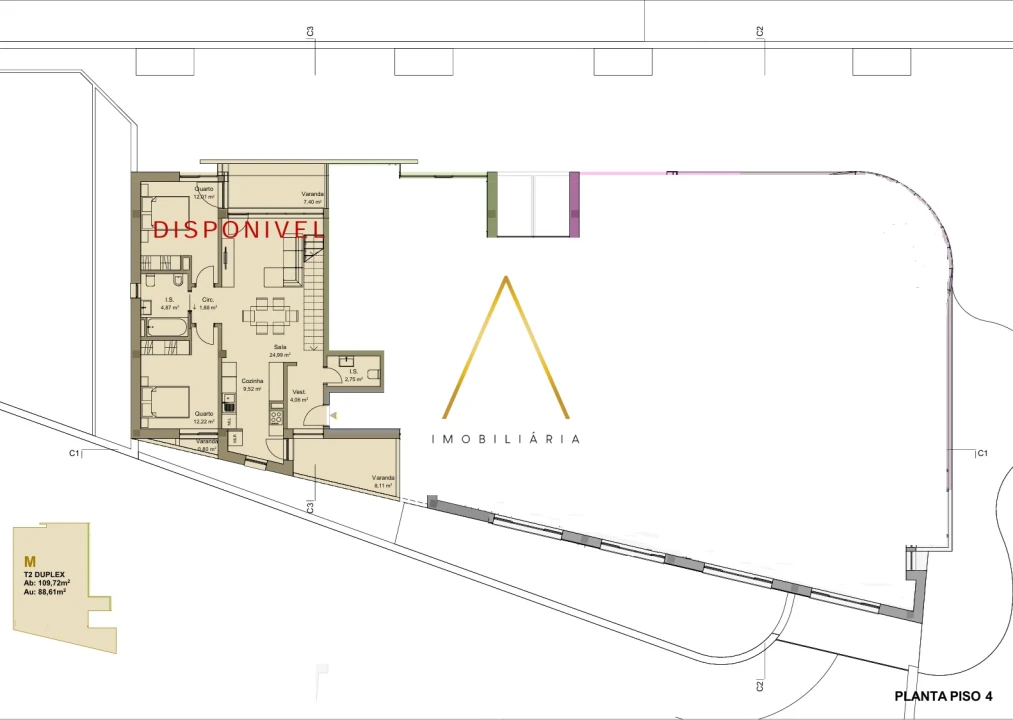 Apartamento T4 para Venda em Repeses e São Salvador Foto 8