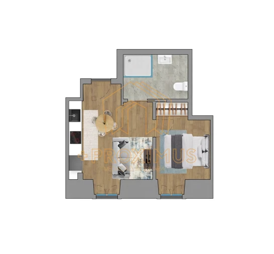 Apartamento T1 para Venda em Buarcos Planta 1