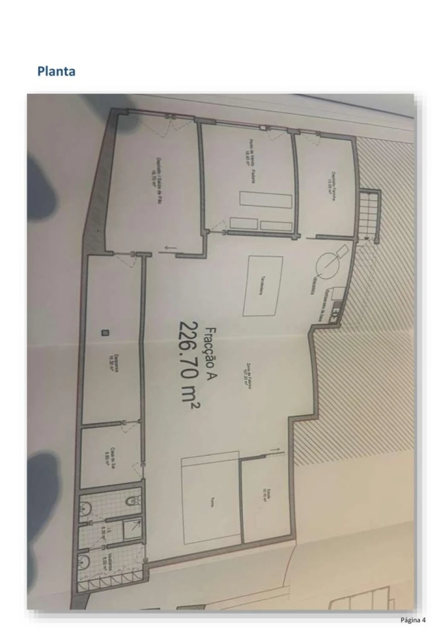Loja para Arrendamento em Poiares (Santo Andre) Planta 1