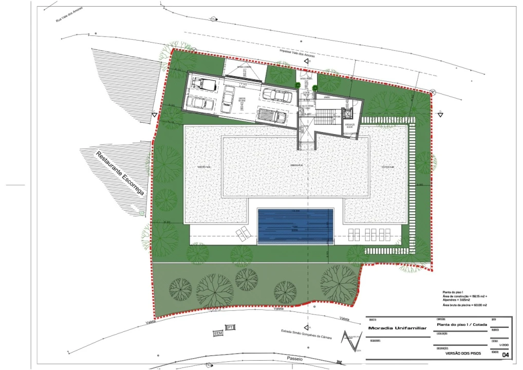 Moradia T4 para Venda em Calheta Planta 2
