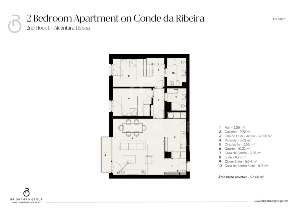 Apartamento T2 para Venda em Alcantara Foto 13