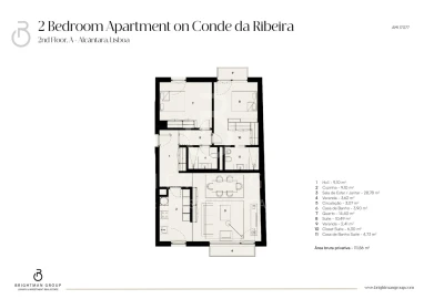 Apartamento T2 para Venda em Alcantara