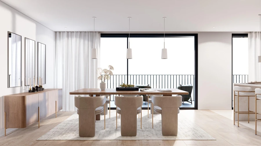 Apartamento T3 para Venda em São João Baptista Foto 11