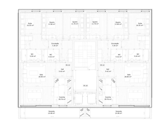 Apartamento T3 para Venda em São João Baptista Foto 13