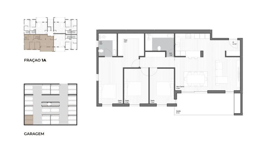 Apartamento T3 para Venda em Poiares (Santo Andre) Foto 11