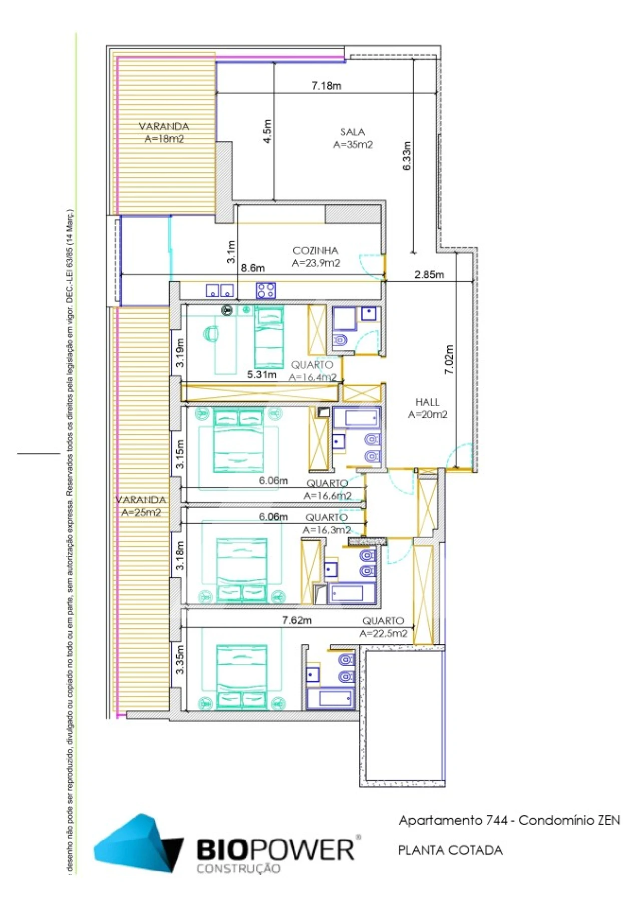 Apartamento T4 para Venda em Santo Antonio dos Olivais Foto 77