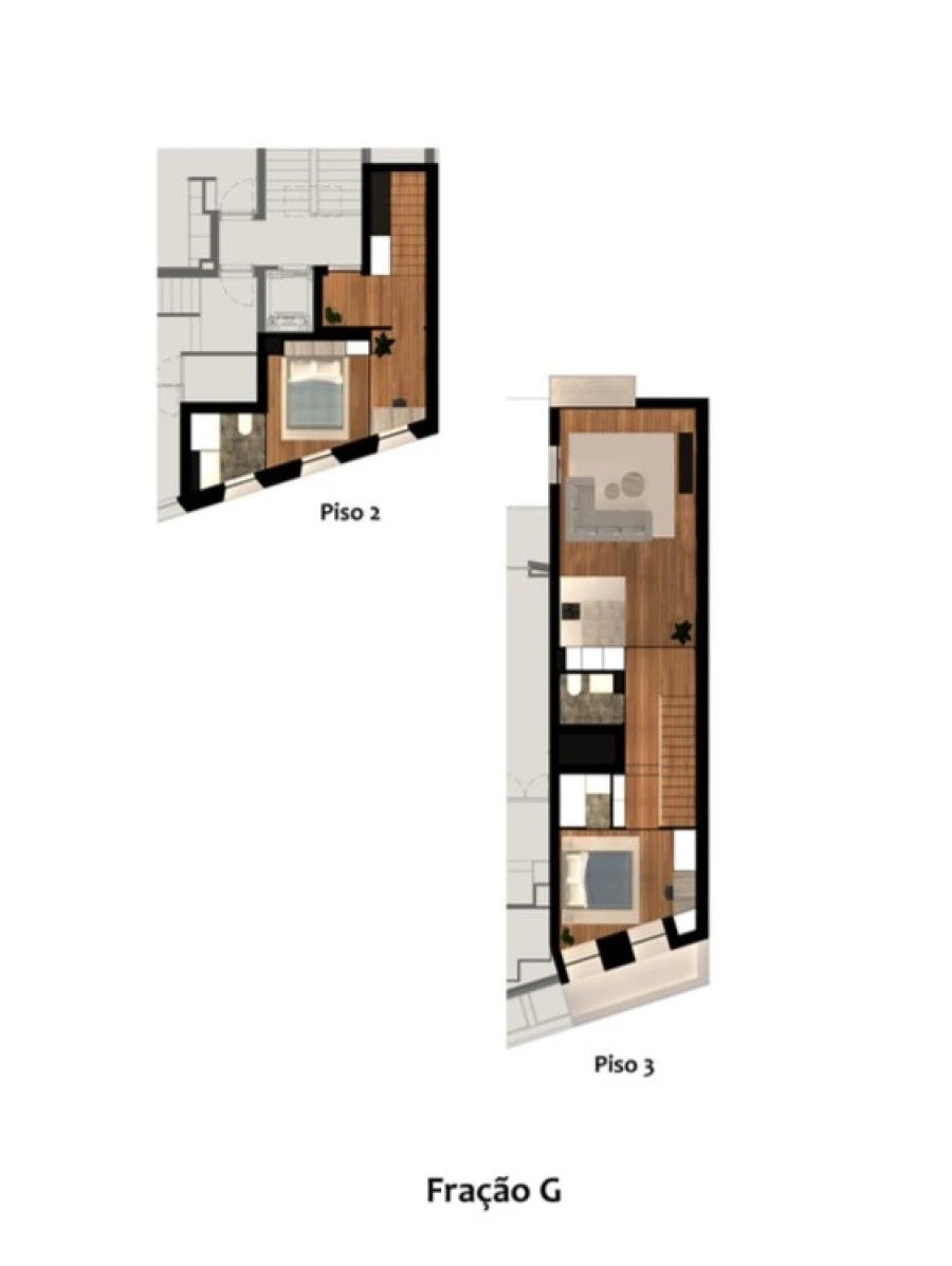 Apartamento T2 para Venda em Lordelo do Ouro e Massarelos Planta 1