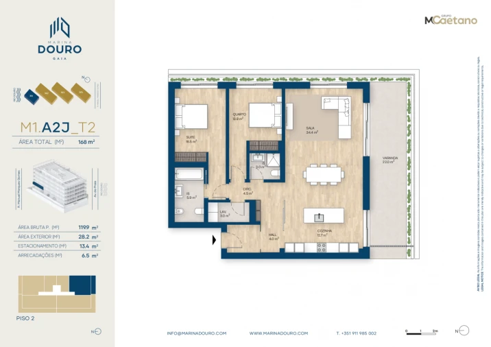 Apartamento T2 para Venda em Canidelo Foto 19