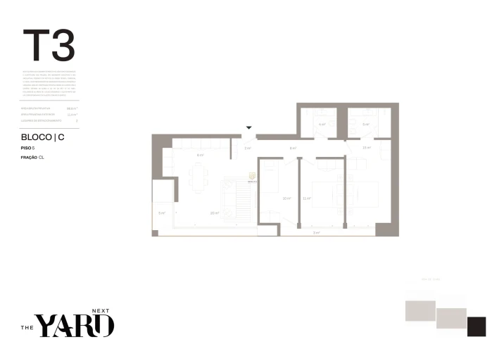 Apartamento T3 para Venda em Santa Marinha e São Pedro da Afurada Foto 2