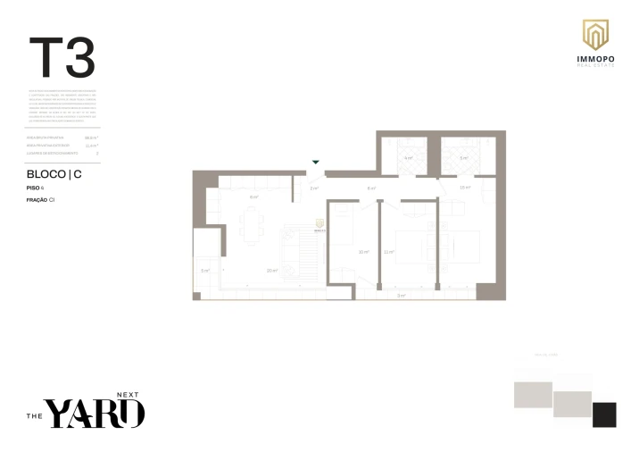 Apartamento T3 para Venda em Santa Marinha e São Pedro da Afurada Foto 14