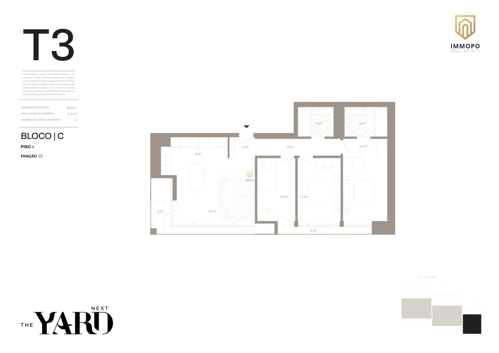 Apartamento T3 para Venda em Santa Marinha e São Pedro da Afurada Foto 14