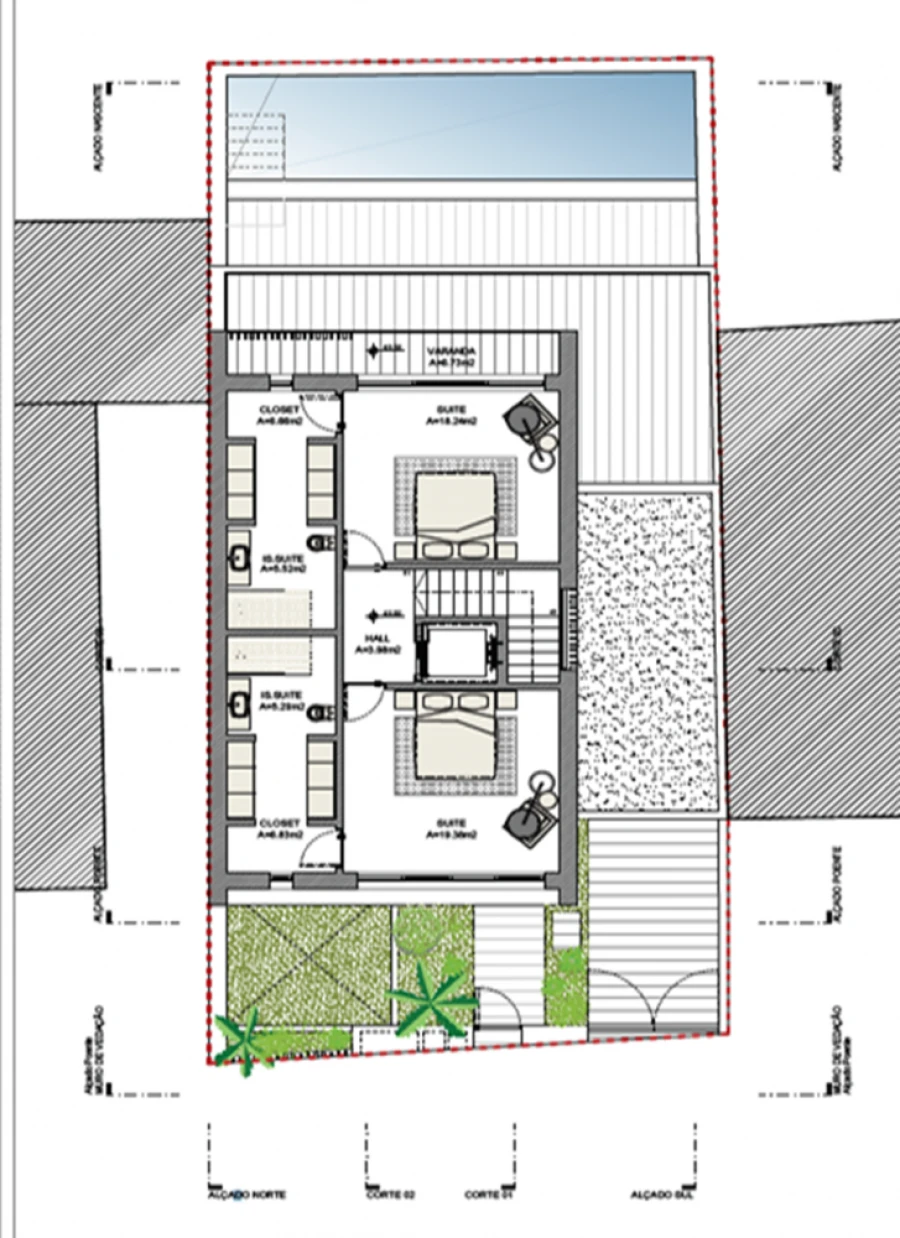 Moradia T9 para Venda em Loures Planta 2