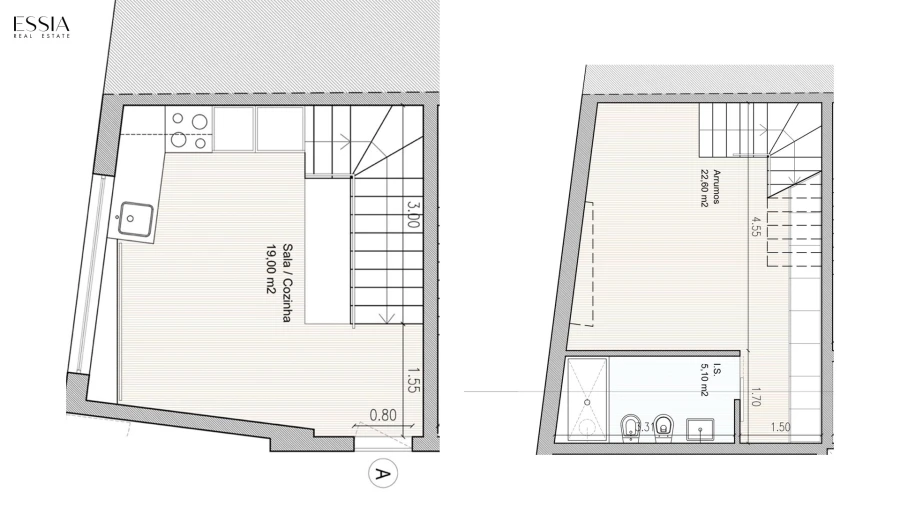 Apartamento T0 para Venda em Cedofeita, Santo Ildefonso, Sé, Miragaia, São Nicolau e Vitória Planta 1