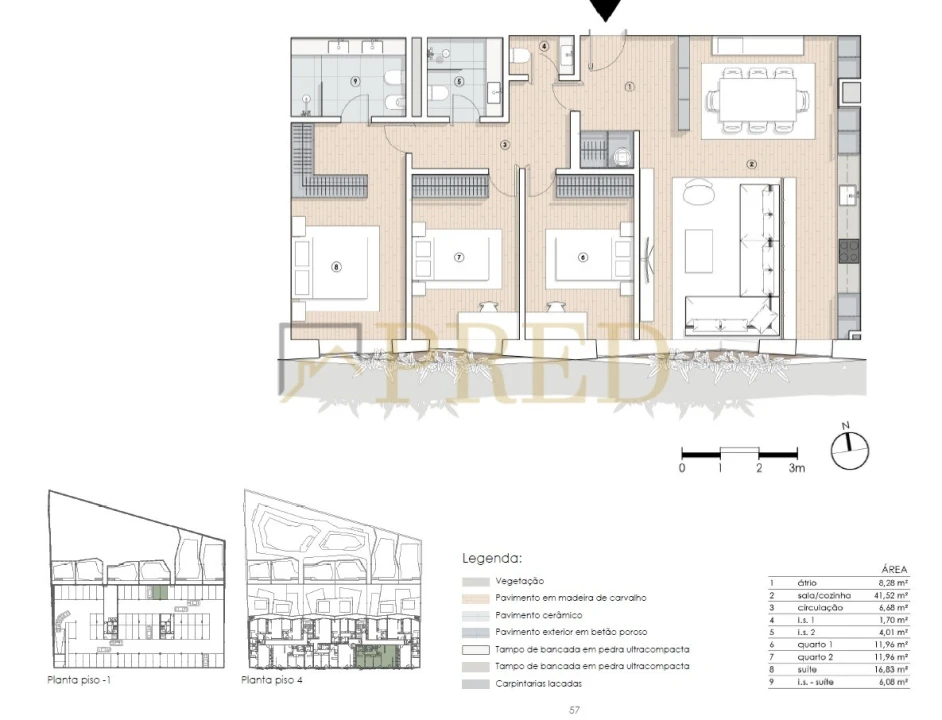 Apartamento T3 para Venda em Paranhos Foto 12