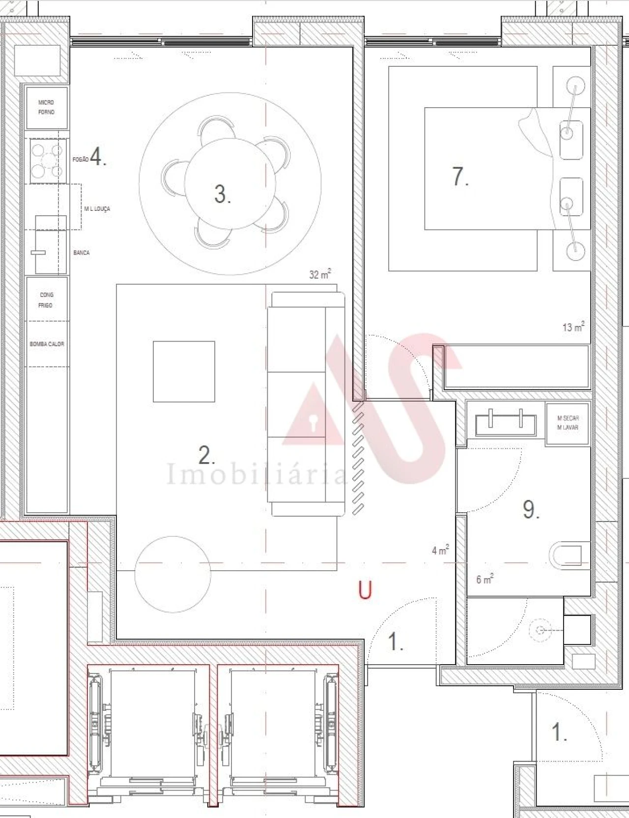 Apartamento T1 para Venda em Meixomil Foto 15