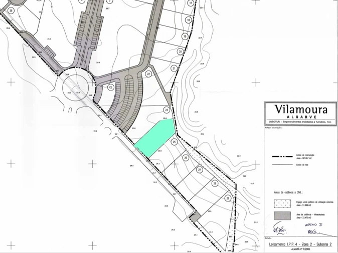 Terreno para Venda em Quarteira Planta 1