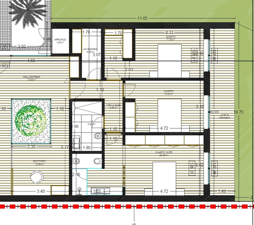 Moradia T3 para Venda em Água Longa Planta 4