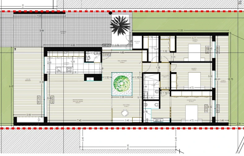 Moradia T3 para Venda em Água Longa Planta 2