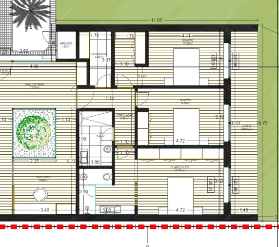 Moradia T3 para Venda em Água Longa Planta 4