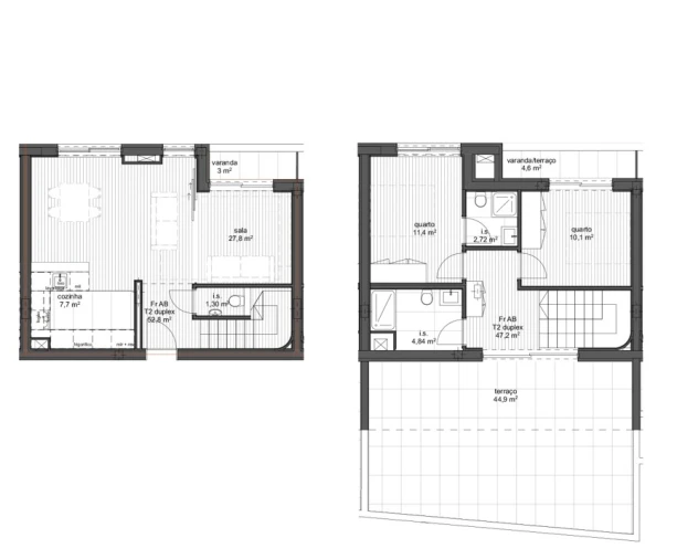 Apartamento T2 para Venda em Ramalde Planta 1
