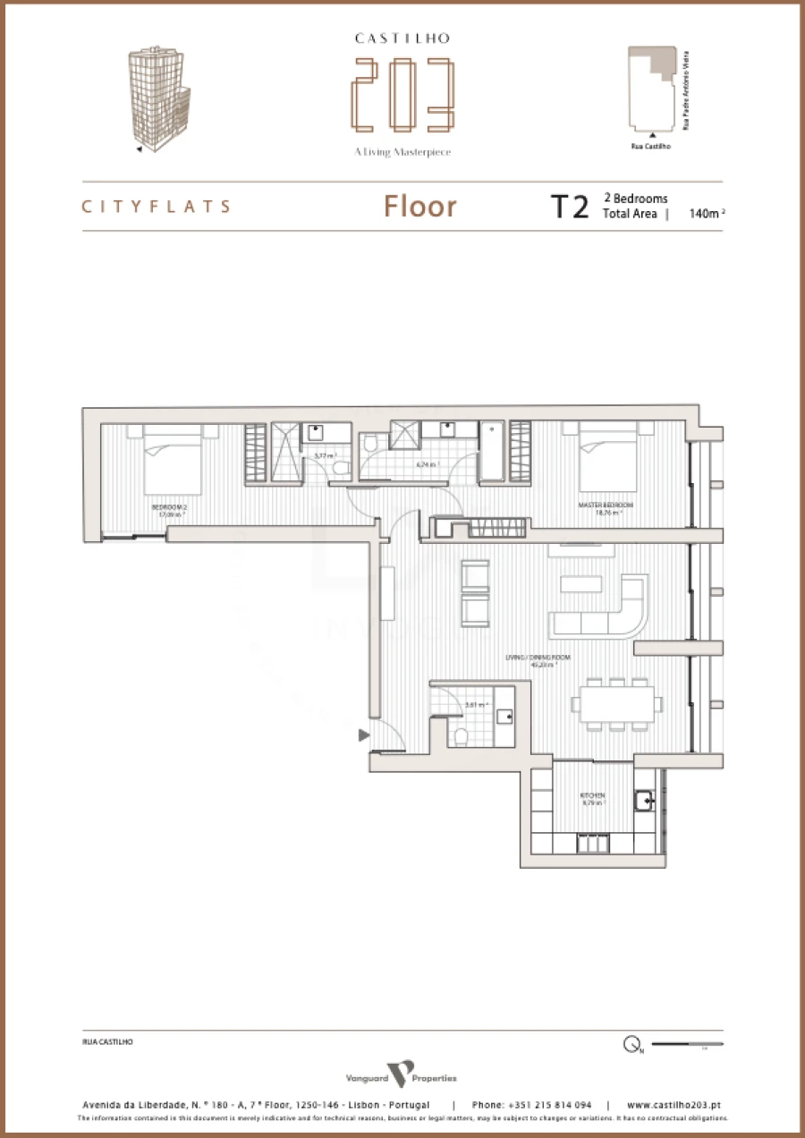 Apartamento T2 para Venda em Avenidas Novas Foto 58