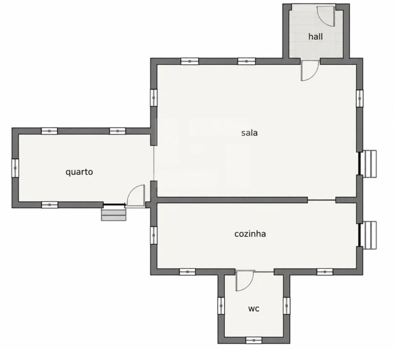 Apartamento T1 para Venda em Águas Livres Foto 3