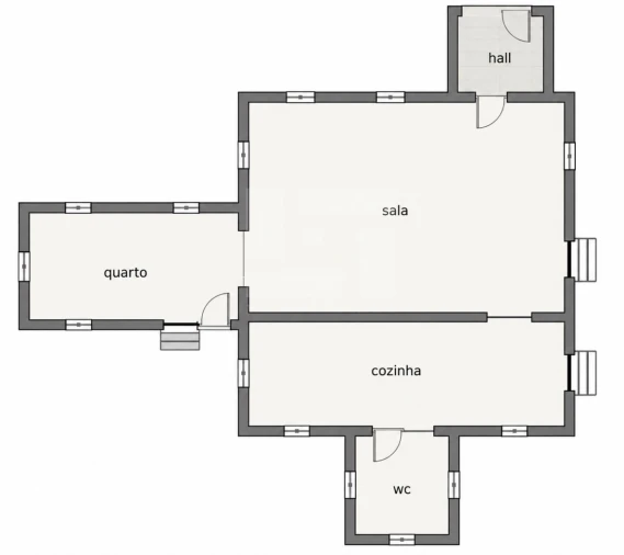 Apartamento T1 para Venda em Águas Livres Foto 3
