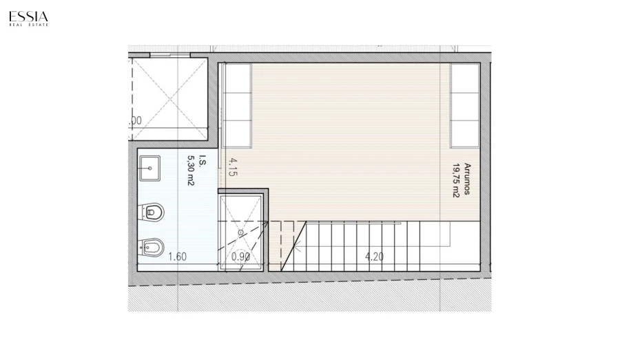 Apartamento T0 para Venda em Cedofeita, Santo Ildefonso, Sé, Miragaia, São Nicolau e Vitória Planta 2