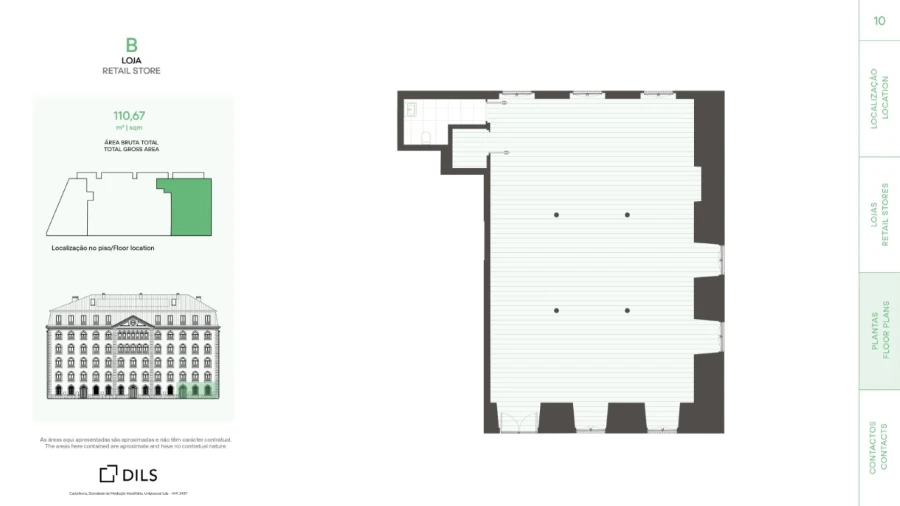 Loja para Venda em Beato Planta 1