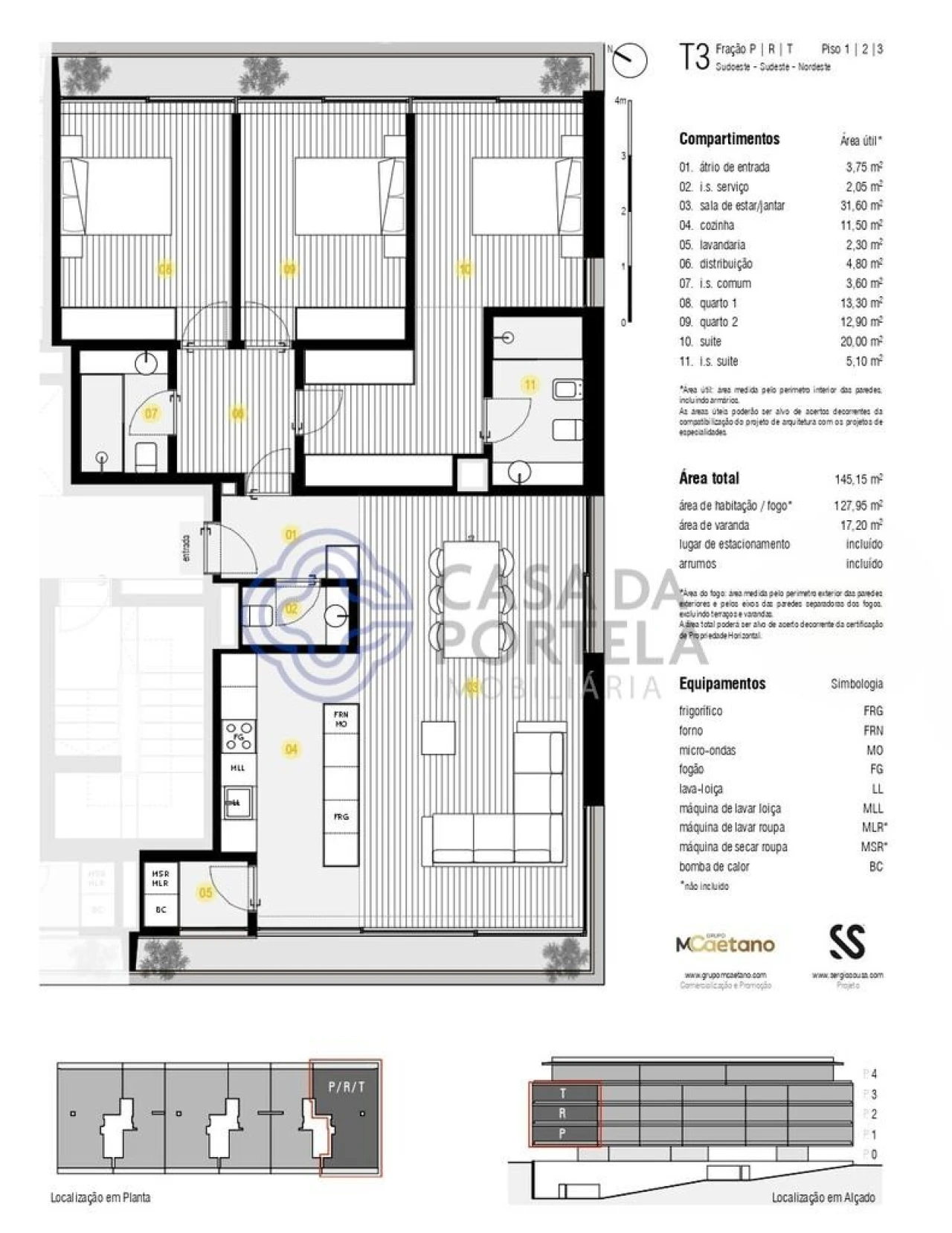 Apartamento T3 para Venda em Canidelo Foto 21