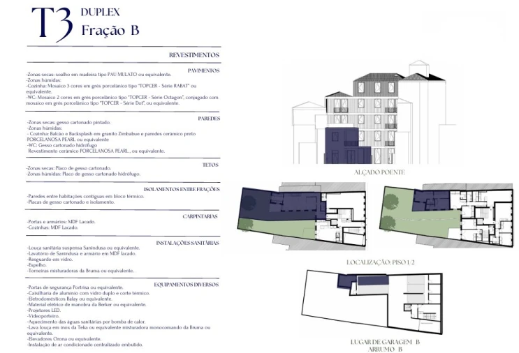 Apartamento T3 para Venda em Cedofeita, Santo Ildefonso, Sé, Miragaia, São Nicolau e Vitória Planta 2