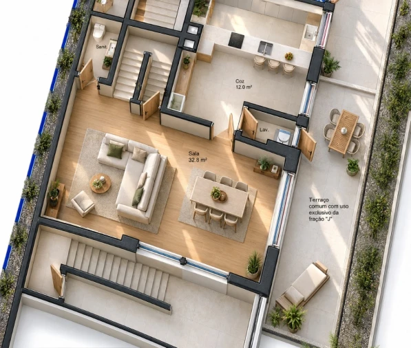 Apartamento T2 para Venda em Campanhã Planta 1