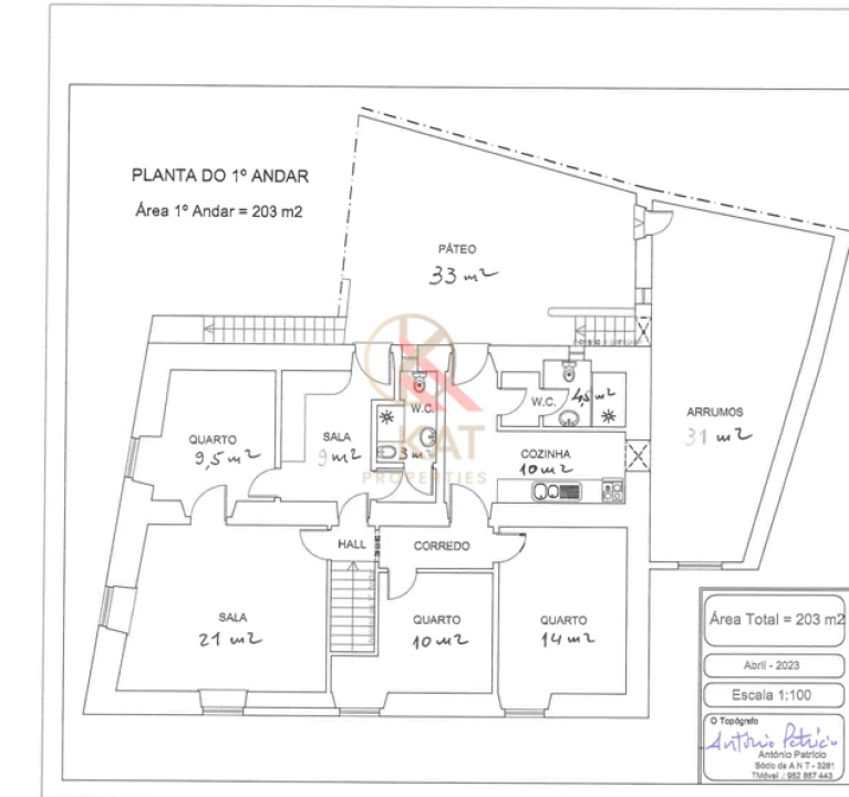 Moradia T3 para Venda em Silves Planta 3