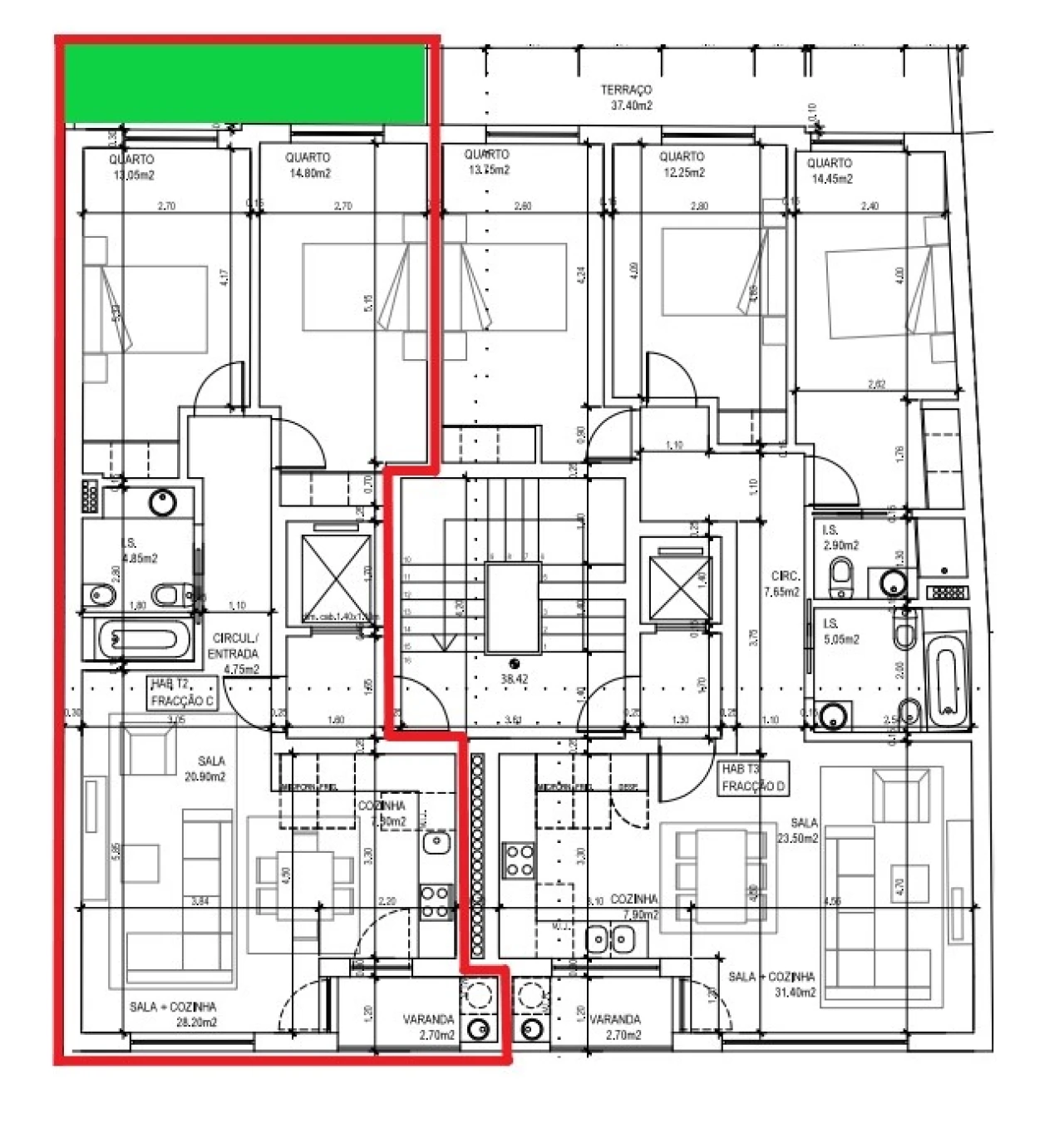 Apartamento T2 para Venda em Corroios Foto 1