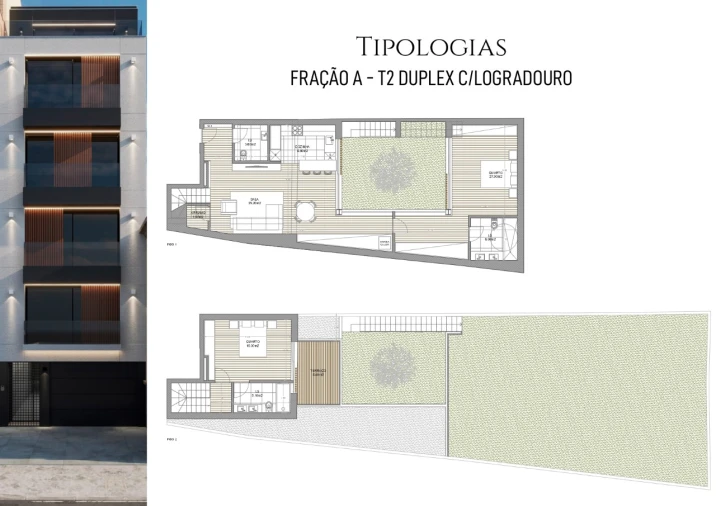 Apartamento T2 para Venda em Cedofeita, Santo Ildefonso, Sé, Miragaia, São Nicolau e Vitória Planta 1