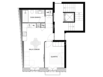 Apartamento T1 para Venda em Braga (São José de São Lázaro e São João do Souto)