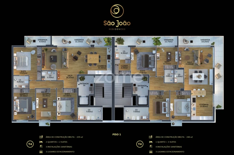 Apartamento T4 para Venda em Cascais e Estoril Foto 7