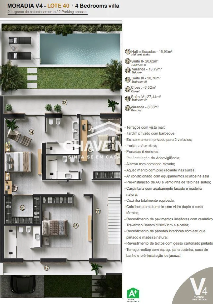 Moradia T4 para Venda em Cachopo Foto 14