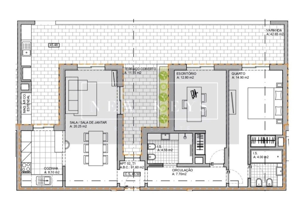Apartamento T3 para Venda em Alvor Foto 14