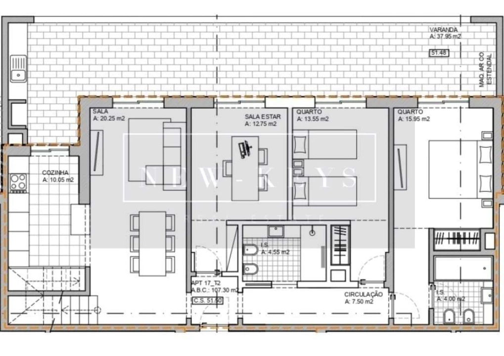 Apartamento T3 para Venda em Alvor Foto 15