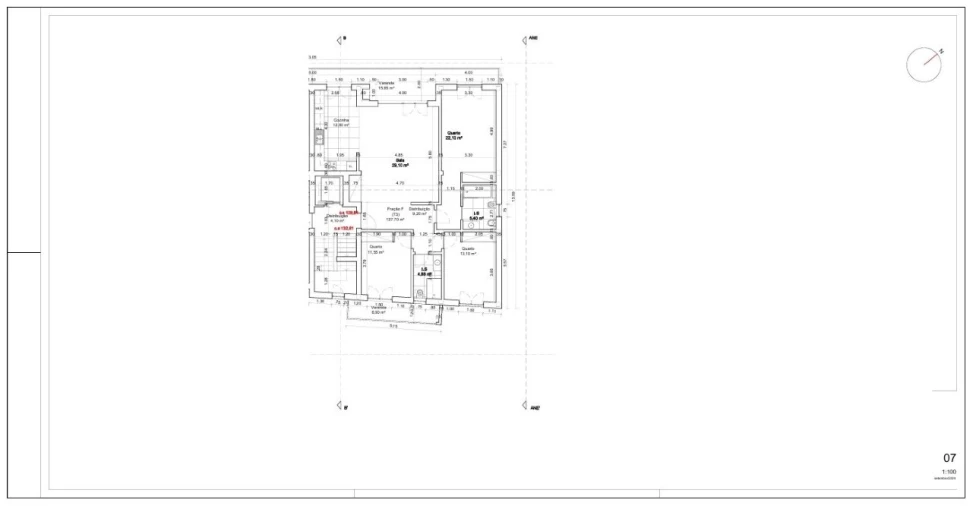 Apartamento T3 para Venda em Nazare Planta 1