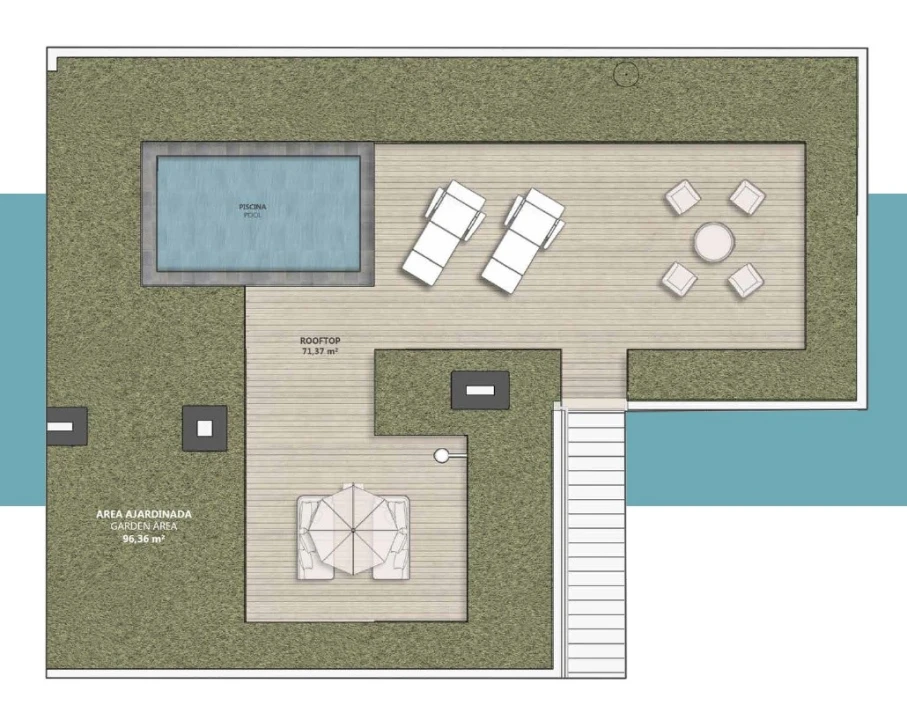 Apartamento T3 para Venda em Quarteira Planta 2
