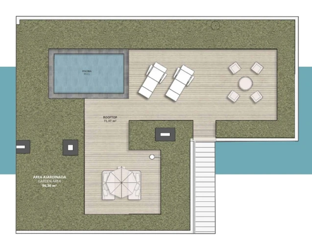 Apartamento T3 para Venda em Quarteira Planta 2