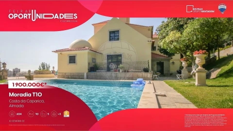 Moradia T10 para Venda em Costa da Caparica