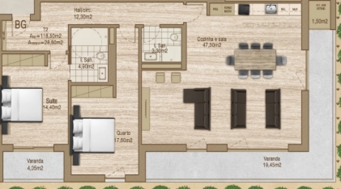 Apartamento T2 para Venda em Glória e Vera Cruz Foto 8